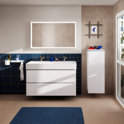 Szafka pod umywalkę wiszącą z 2 szufladami 1180/470 Biały Matowy Xilesa E HANSGROHE 54264700