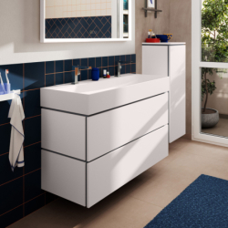 Szafka pod umywalkę wiszącą z 2 szufladami 1180/470 Biały Matowy Xilesa E HANSGROHE 54264700
