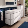 Szafka pod umywalkę wiszącą z 2 szufladami 1180/470 Biały Matowy Xilesa E HANSGROHE 54264700