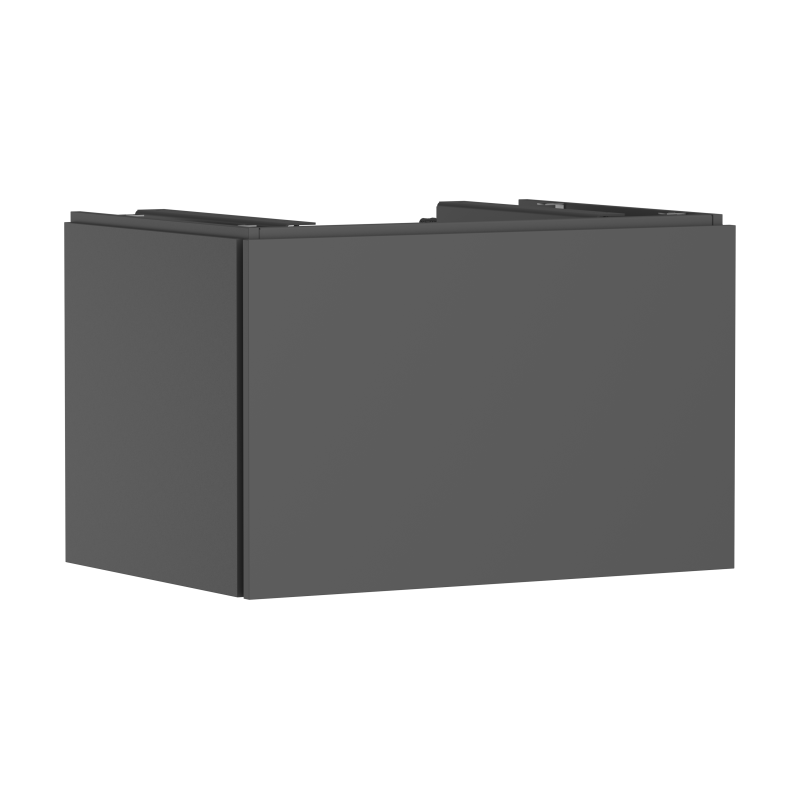 Szafka pod szlifowaną umywalkę wpuszczaną w blat/nablatową z 1 szufladą 780/550 Szary Łupek Matowy Xilesa E HANSGROHE 54265760
