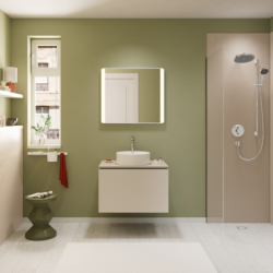 Szafka pod szlifowaną umywalkę wpuszczaną w blat/nablatową z 1 szufladą 780/550 Piaskowy Beż Matowy Xilesa E HANSGROHE 54265780