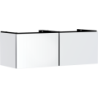 Szafka pod szlifowaną umywalkę wpuszczaną w blat/nablatową z 2 szufladami 1375/550 Biały Matowy Xilesa E HANSGROHE 54268700