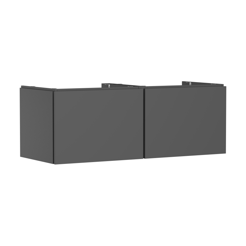Szafka pod umywalkę wpuszczaną w blat/nablatową z 2 szufladami 1375/550 Szary Łupek Matowy Xilesa E HANSGROHE 54268760