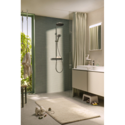 Szafka pod umywalkę wpuszczaną w blat/nablatową z 2 szufladami 1375/550 Piaskowy Beż Matowy Xilesa E HANSGROHE 54268780