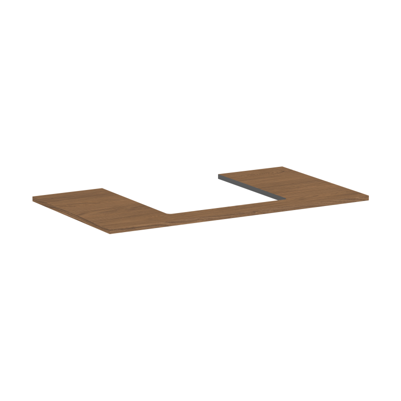 Blat 980/550 z wycięciem na środku pod umywalkę wpuszczaną, szlifowaną null Xilesa E HANSGROHE 54270550