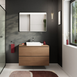 Blat 980/550 z wycięciem na środku pod umywalkę wpuszczaną, szlifowaną null Xilesa E HANSGROHE 54270550