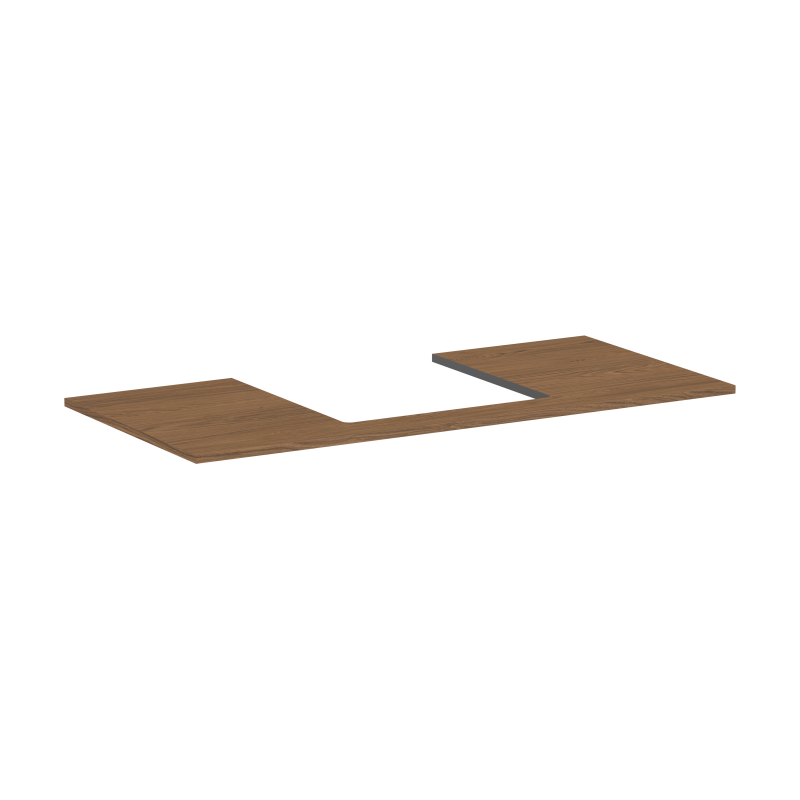 Blat 1180/550 z wycięciem na środku pod umywalkę wpuszczaną, szlifowaną null Xilesa E HANSGROHE 54271550