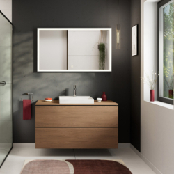 Blat 1180/550 z wycięciem na środku pod umywalkę wpuszczaną, szlifowaną null Xilesa E HANSGROHE 54271550