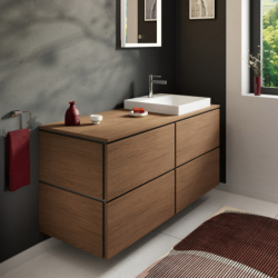 Blat 1375/550 z wycięciem po prawej stronie pod umywalkę wpuszczaną, szlifowaną null Xilesa E HANSGROHE 54273550