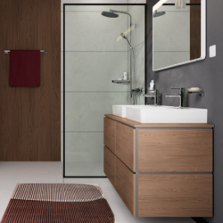 Blat 1375/550 z wycięciami pod 2 umywalki wpuszczane, szlifowaną null Xilesa E HANSGROHE 54274550