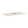 Blat 980/550 z wycięciem na środku pod umywalkę nablatową bez otworu na baterię Piaskowy Beż Matowy Xilesa E HANSGROHE 54276780