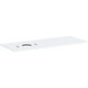 Blat 1375/550 z wycięciem po lewej stronie pod umywalkę nablatową bez otworu na baterię Biały Matowy Xilesa E HANSGROHE 54278700