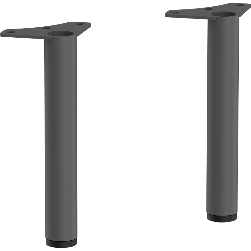 Nóżki do szafki 145/20, 2 sztuki Szary Łupek Matowy Xilesa E HANSGROHE 54289760