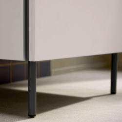 Nóżki do szafki 145/20, 2 sztuki Szary Łupek Matowy Xilesa E HANSGROHE 54289760