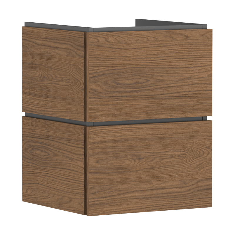 Szafka pod małą umywalkę wiszącą z 2 szufladami PushOpen 480/470 null Xilesa E HANSGROHE 54291550