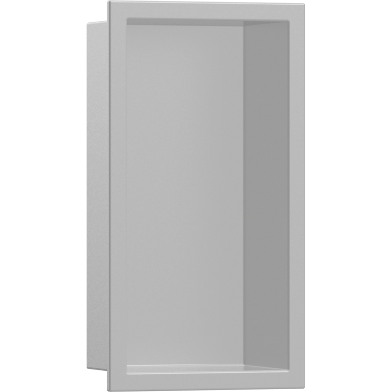 Wnęka ścienna z ozdobną ramką 300/150/100 szarość betonu XtraStoris Original HANSGROHE 56057380