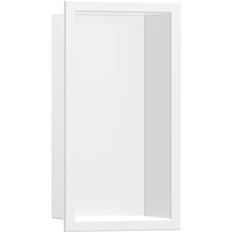 Wnęka ścienna z ozdobną ramką 300/150/100 Biały Matowy XtraStoris Original HANSGROHE 56057700
