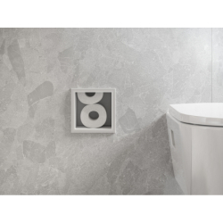 Wnęka ścienna na zapas 6 rolek papieru toaletowego Biały Matowy XtraStoris Original HANSGROHE 56058700