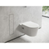 Wnęka ścienna z półką, poj. na szczotkę toaletową i drzwiczkami Stal Szlachetna brushed XtraStoris Rock HANSGROHE 56060800