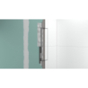 Wnęka ścienna z półką, poj. na szczotkę toaletową i drzwiczkami Stal Szlachetna brushed XtraStoris Rock HANSGROHE 56060800