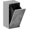 Wnęka ścienna z koszem na śmieci i drzwiczkami 300/150/140 Stal Szlachetna brushed XtraStoris Rock HANSGROHE 56063800