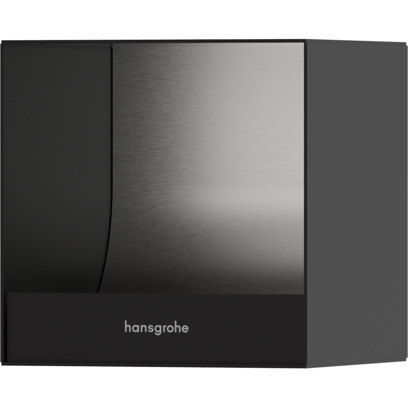 Wnęka ścienna na papier toaletowy 150/150/140 Czarny Matowy XtraStoris Original HANSGROHE 56065670