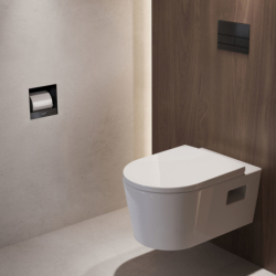 Wnęka ścienna na papier toaletowy 150/150/140 Czarny Matowy XtraStoris Original HANSGROHE 56065670