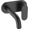 Jednouchwytowa bateria umywalkowa z wylewką 20,7 cm, ścienna, podtynkowa Czarny Matowy Vernis Blend HANSGROHE 71576670
