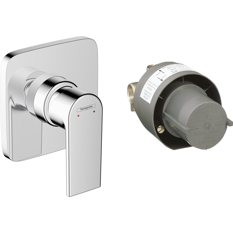 Podtynkowa bateria prysznicowa z element podstawowym Chrom Vernis Shape HANSGROHE 71662000
