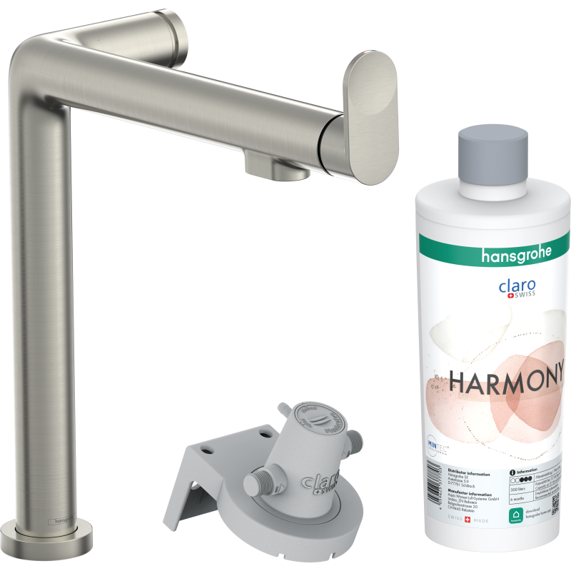 FilterSystem 240 1jet, zestaw startowy Stal Szlachetna Finish Aqittura M91 HANSGROHE 76802800