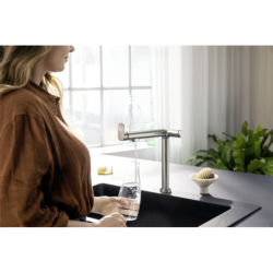 FilterSystem 240 1jet, zestaw startowy Stal Szlachetna Finish Aqittura M91 HANSGROHE 76802800