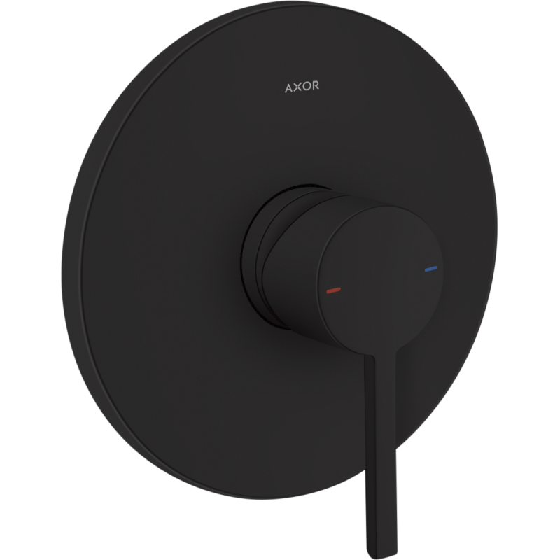 Jednouchwytowa bateria prysznicowa, podtynkowa Czarny Matowy Starck AXOR 10614670