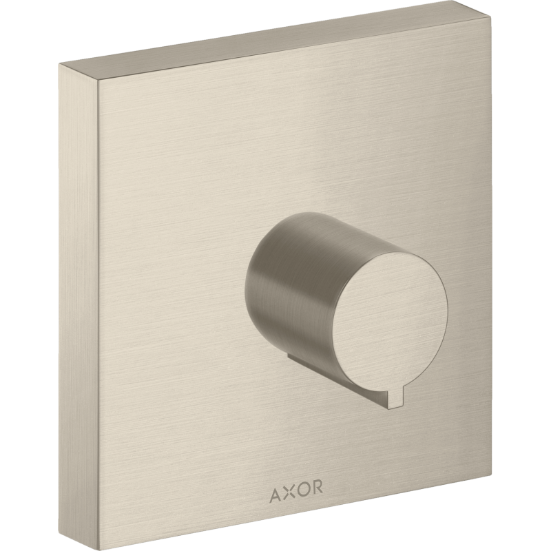 Zawór odcinający 120/120, podtynkowy Nikiel Szczotkowany ShowerSolutions AXOR 10972820