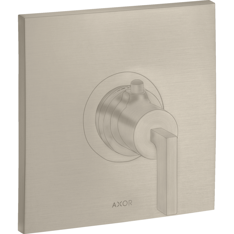 Bateria termostatyczna HighFlow z uchwytem jednoramiennym, podtynkowa Nikiel Szczotkowany Citterio AXOR 39711820