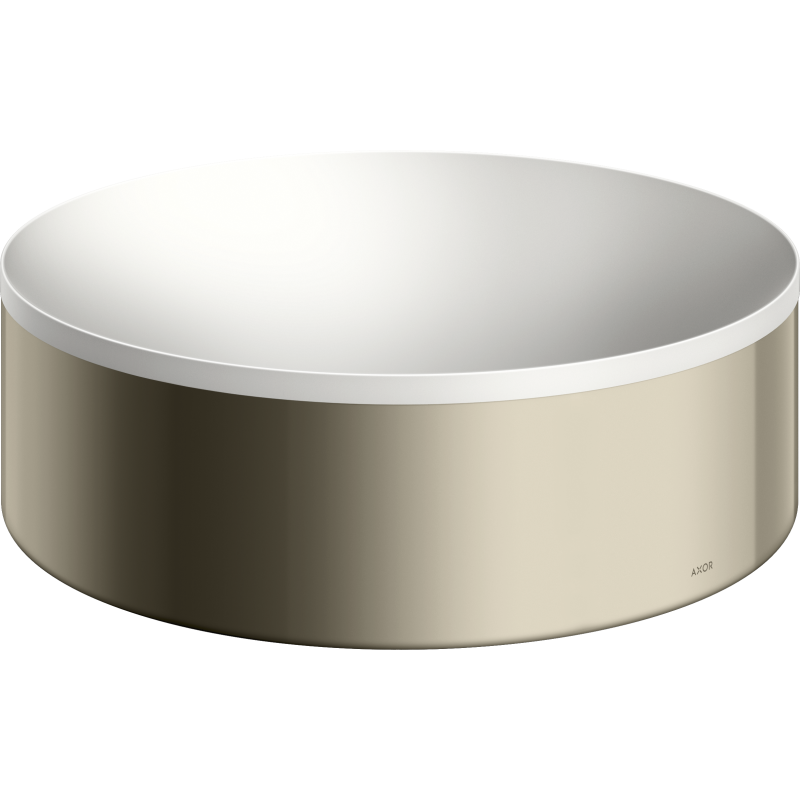 Umywalka nablatowa 300 bez otworu na baterię i przelewu Nikiel Polerowany Suite Wanna i Umywalki AXOR 42000830