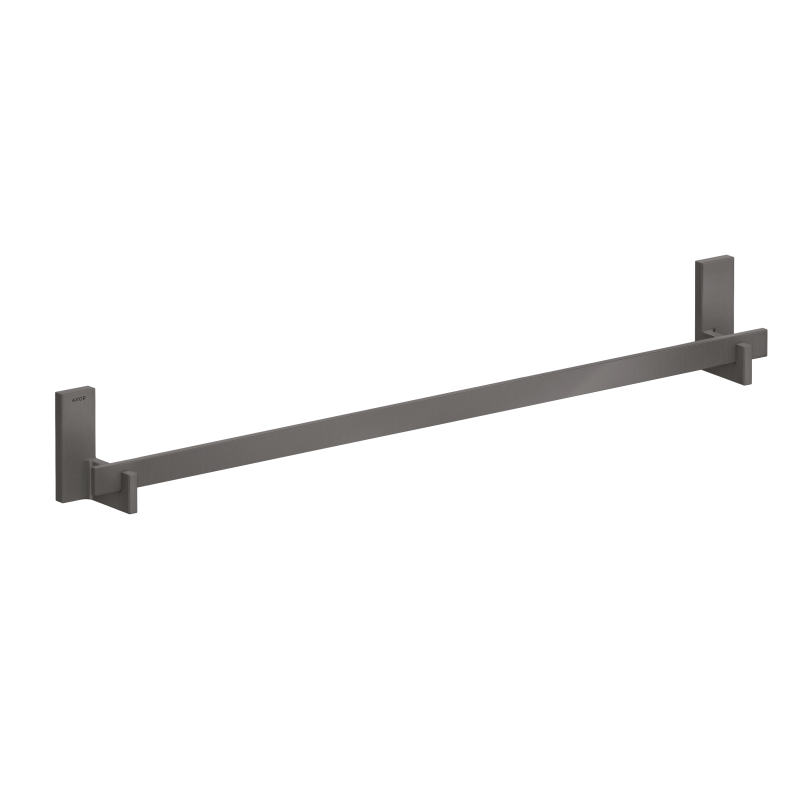 Wieszak na ręcznik kąpielowy 800 mm Czarny Chrom Szczotkowany Universal Rectangular AXOR 42683340