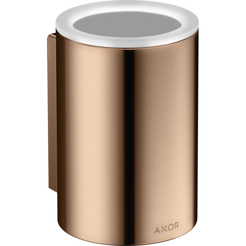 Kubek na szczoteczki do zębów Czerwony Złoty Polerowany Universal Circular AXOR 42804300