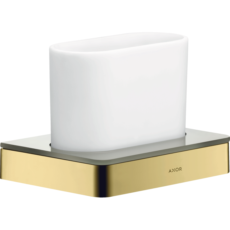Kubek na szczoteczki do zębów Mosiądz Polerowany Universal Softsquare AXOR 42834930