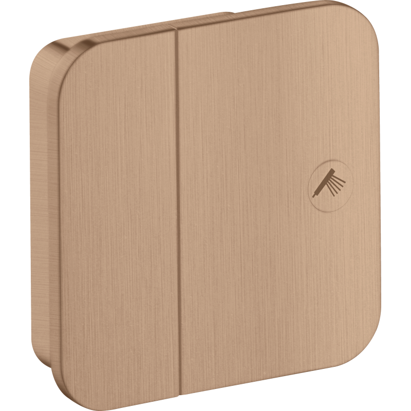 Zawór odcinający, podtynkowy Czerwony Złoty Szczotkowany One AXOR 45771310