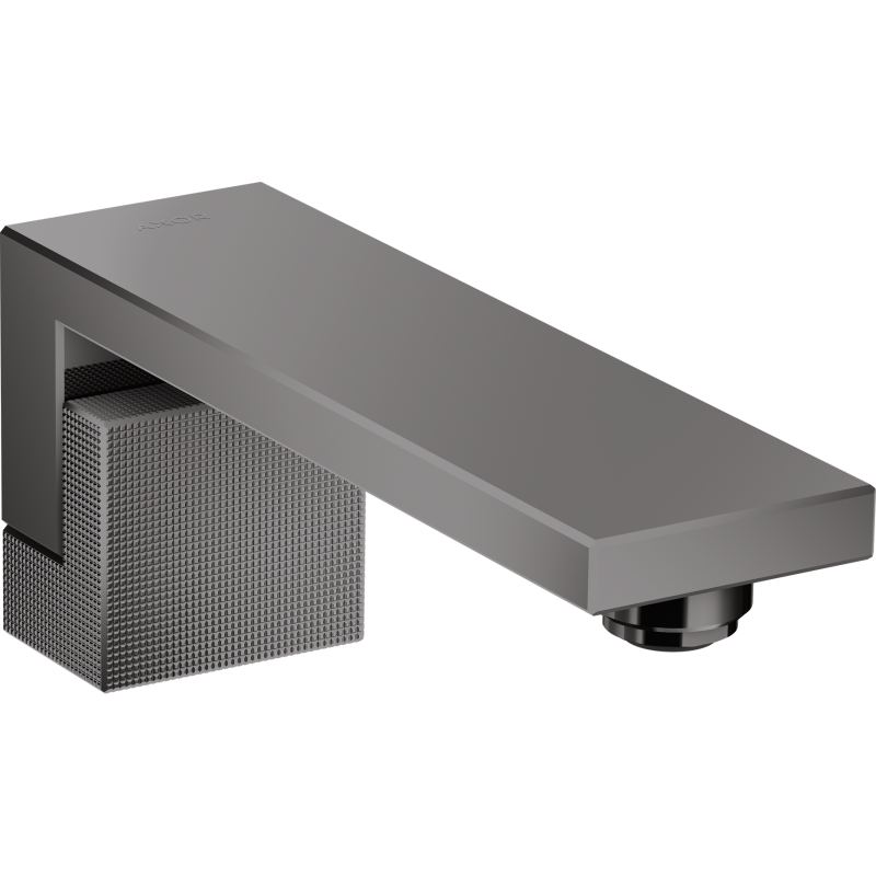 Wylewka wannowa, szlif diamentowy Czarny Chrom Polerowany Edge AXOR 46411330