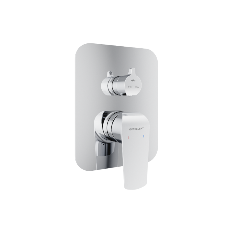 Clever 2.0 bateria prysznicowo-wannowa podtynkowa, 3 funkcyjna, chrom EXCELLENT AREX.4147CR