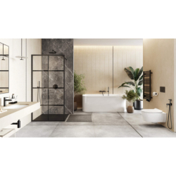 PI bateria prysznicowo-wannowa podtynkowa 3 funkcyjna, grafit szczotkowany EXCELLENT AREX.1247AB