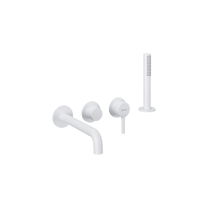 Delta Pi Zestaw prysznicowo-wannowy podtynkowy, 2 funkcyjny, Dry box, biały mat EXCELLENT AREX.1244.K.05WH