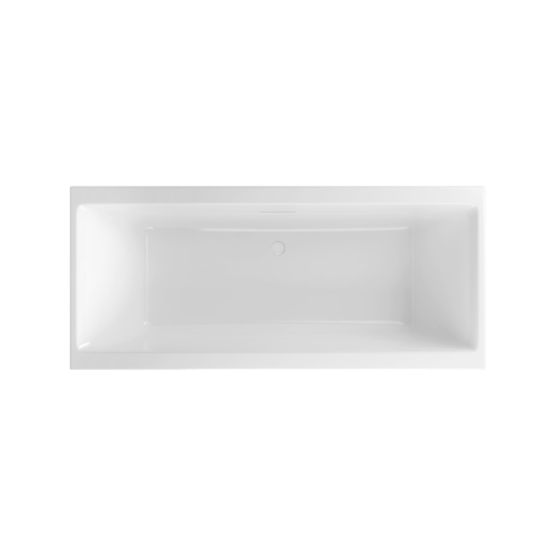 Pryzmat Slim 2.0 Wanna Prostokątna 180x80 cm, biały połysk EXCELLENT WAEX.PRY2.18WHS