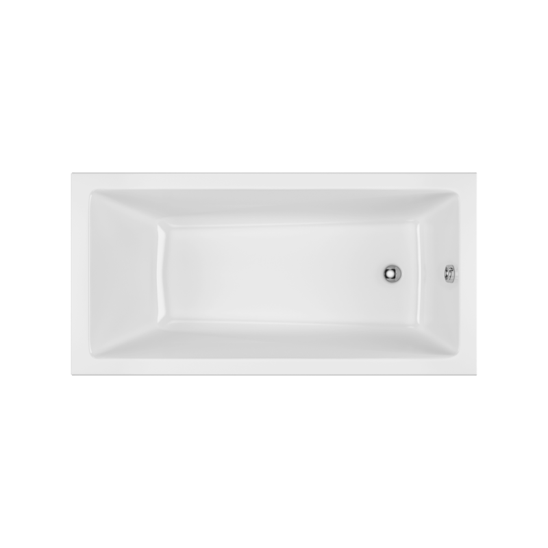 Wave wanna prostokątna 170x75 cm biały połysk EXCELLENT WAEX.WAV170.75WH