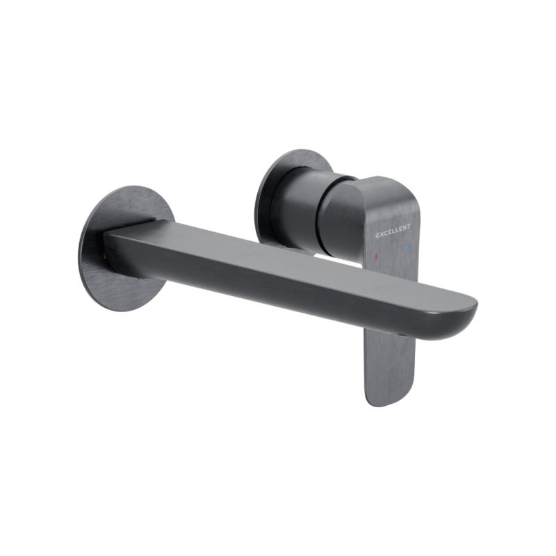 Clever 2.0 bateria umywalkowa podtynkowa komplet, grafit szczotkowany EXCELLENT AREX.4114AB