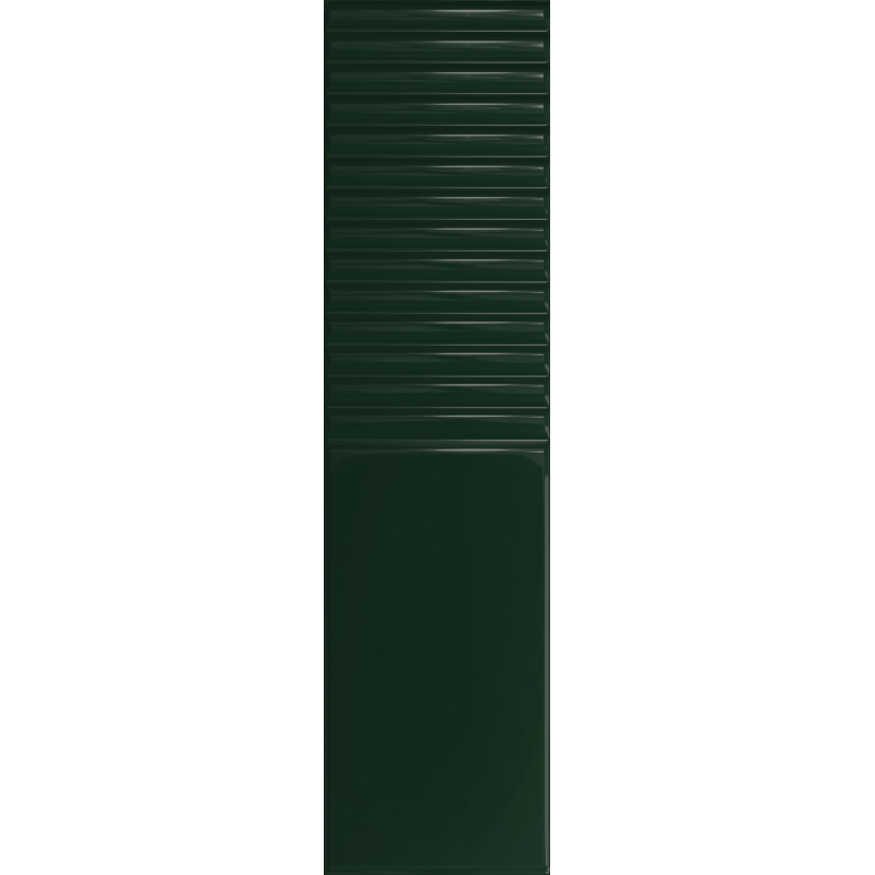 Płytka ścienna Groove green 2 gloss STR 29,8x7,8x1 GAT.1 (P.82741)