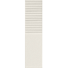 Płytka ścienna Groove white sugar 2 STR 29,8x7,8x1 GAT.1 (P.91075)