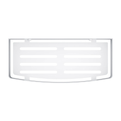 Koszyk prysznicowy, 30 x 5 x 13 cm, biały mat Uni OMNIRES UN10331WM