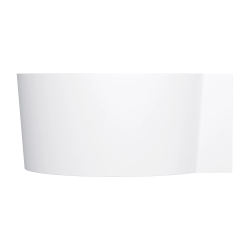 Wanna narożna okrągła, 120 x 120 cm, biały mat Ovo M+ OMNIRES OVO120WNBM